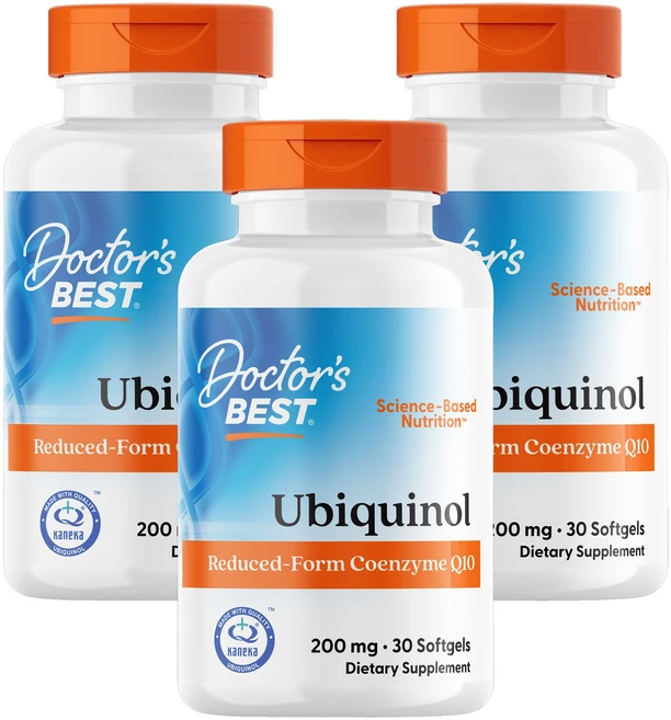 닥터스베스트 유비퀴놀 200mg 소프트젤, 30정, 3개 - 쿠팡