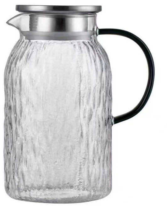 LPT 玻璃冷水壺套裝, 南瓜壺菸灰2000ml, 1套, 2000L