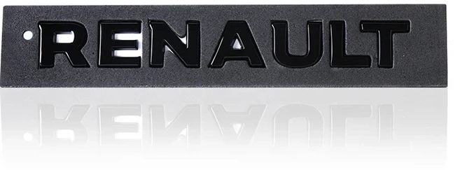 ABS 자동차 트렁크 레터 스티커 엠블럼 자동차 배지 데칼 로고 르노 콜레오스 캡처 탈리스만 카자르 RS 메, 07 RENAULT-Black
