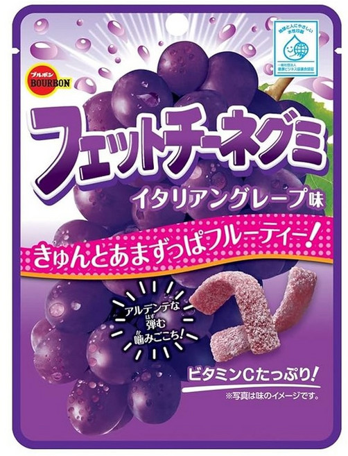 부르봉 페투치네 구미 포도맛 젤리 10봉, 50g, 10개