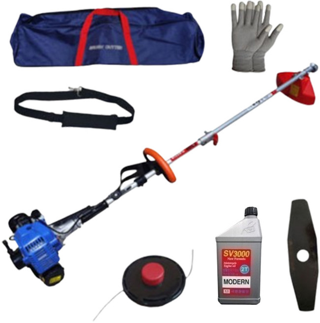 미쯔비시 메이키 가스예초기 TLG231S 북성 부탄가스 견착식 국산 작업대 일본 엔진 예초기 줄날 2T오일 포함, 1개