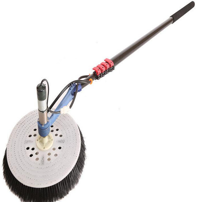 태양광 패널 청소기계 물분사 업체 업소용 헤드 간판, 1개, 수동 워터 펌프 없음