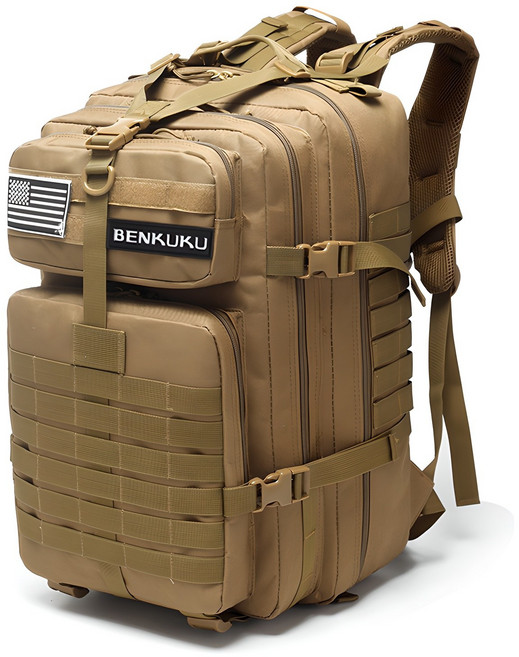 벤쿠쿠 남자 백팩 대용량 헬스 운동 스포츠 밀리터리 가방 45L