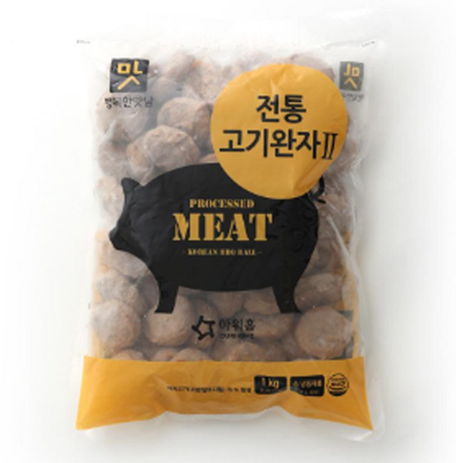 아워홈 전통고기완자Ⅱ 1kg (약60개입), 2개