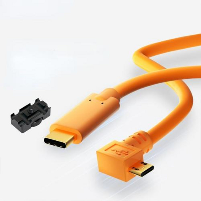 타입-C-마이크로 USB 케이블 90D SLR 카메라 850d 소니 A7M2A6400A6600ZV1 D5600D3400, 7) Type-C-MicroUSB clip - 8M, 03 8M