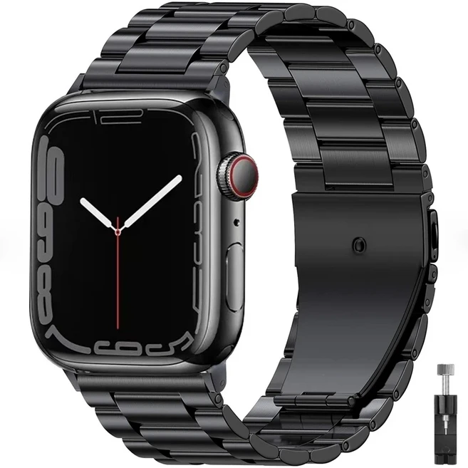 애플워치 호환 스테인리스 전체 49mm 울트라 스틸 브레이슬릿 밴드 시리즈