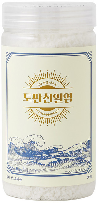 우이당 2년 숙성 대부도 토판염 토판천일염, 500g, 1개