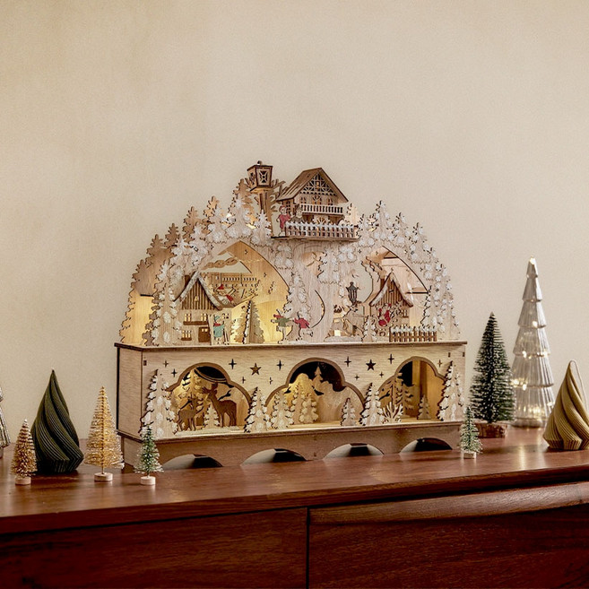 홀리 LED 우드 빌리지2, 내추럴