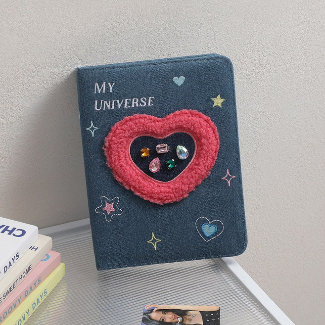 365Lifestyle 포카 바인더 A5 사이즈 6공 대형 아이돌 사진 앨범 속지 10장 무료 증정, 마이유니버스(진청)