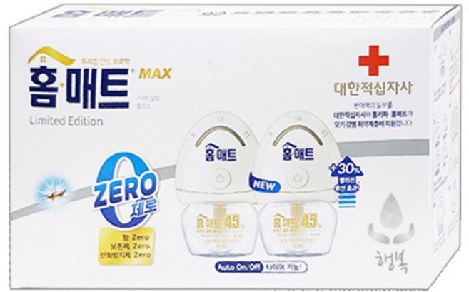 홈매트 리미티드 에디션 리퀴드 제로 히터 2p + 리필 2p, 1세트