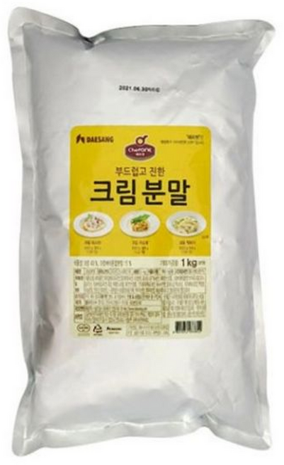 쿨샵 대상 쉐프원 크림분말 대용량 파스타 소스, 1kg, 1개