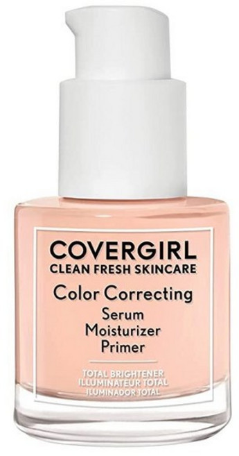 COVERGIRL Clean Fresh 컬러 코렉팅 세럼 - 모이스처라이저 페이스 프라이머 스킨케어 비건 포뮬라 딥 30ml(1액량 온스), COVERGIRL Clean Fresh 컬러 코렉팅 세, 110 - 라이트