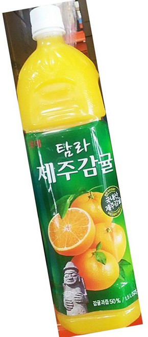 롯데 제주감귤 주스 1.5L 12개 감귤음료