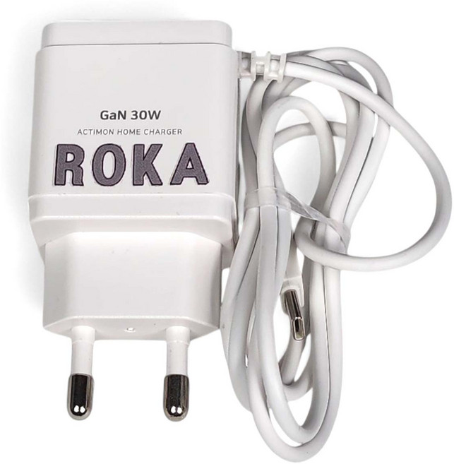 30W 초고속 일체형충전기 육군 공군 해군 군입대필수품, 화이트ROKA, 1개