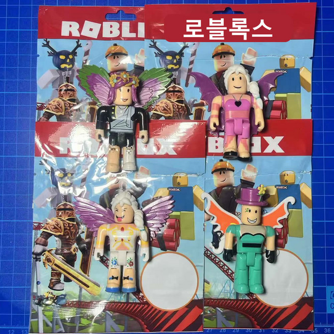 로블록스 블럭 장난감 미니 남아 선물 관절 피규어 캐릭터 figure toy, 4개
