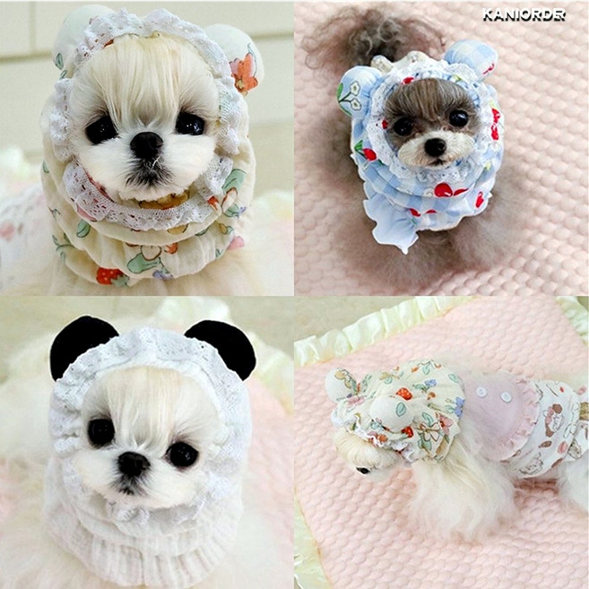 강아지 헤어밴드 강아지 머리띠 장모 긴털 미용 목욕 머리밴드