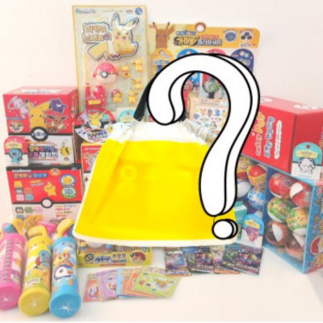 포켓몬 피규어 장난감 럭키 포장 박스 선물 [엘리빅마켓], 1.포켓몬 럭키박스_7종 몬스터(선물포장), 1개