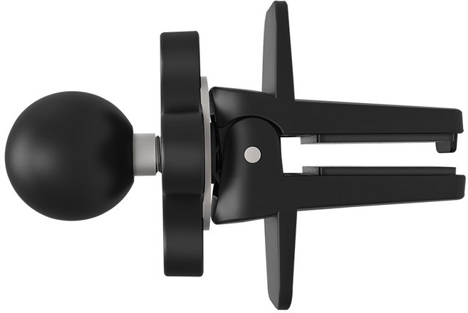 옵시디언 차량용 좁은 송풍구 거치대 마운트 핸드폰 휴대폰, 단일, 1개