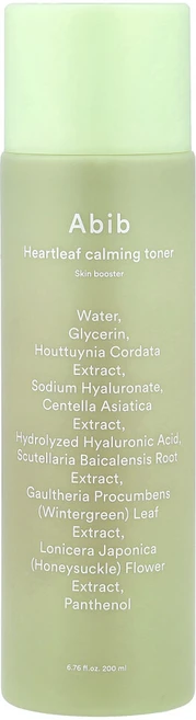 Abib 하트잎 카밍 토너 200ml(6.76fl oz) Abib (아비브), 1개, 200ml - 쿠팡