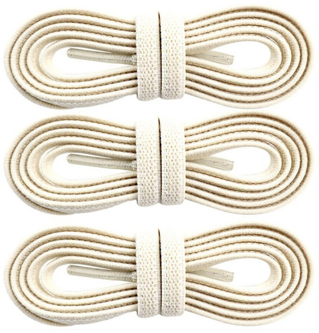 개미발바닥 고무신발끈 2+1세트 7mm x 100cm~160cm