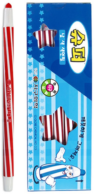 지구화학 슈퍼 색연필 단색 12개입 세트 돌돌이 샤프식 색칠용 채점 미술 준비물 만들기 도구, 1개, 1색, 보라