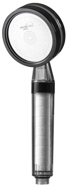 DAELIM BATH D.clean 淨水蓮蓬頭 淋浴, 1個, 黑色