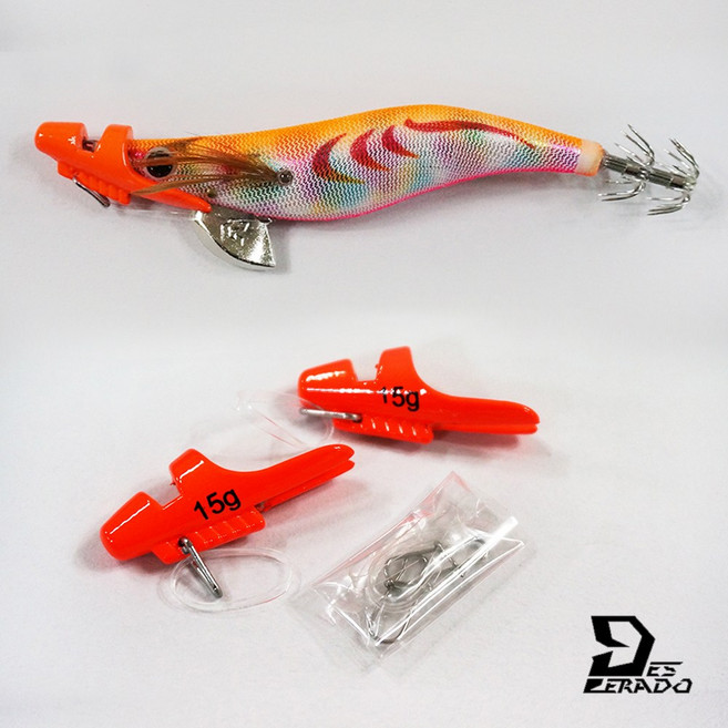 데스페라도 에기 마스크 5g~25g / 에기싱커 에기봉돌 에기가면, 10g, 03 오렌지