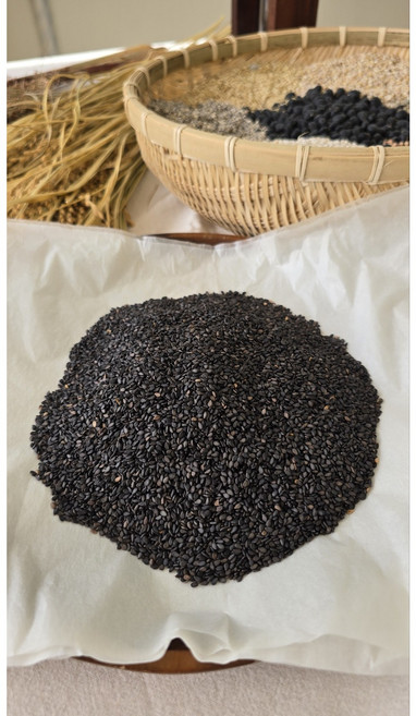 직접 재배한 국산 생 흑임자 검정깨 500g, 1개