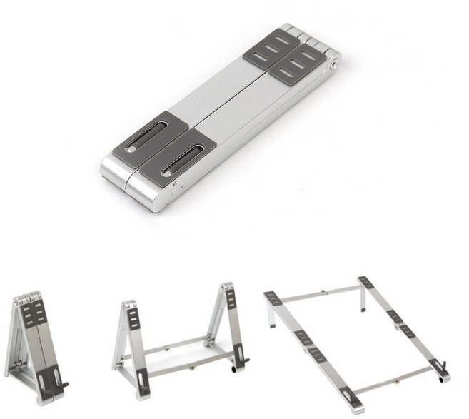 컴썸 CN-X6 알루미늄 휴대용 접이식 핸드폰 태블릿 노트북 거치대, 1개