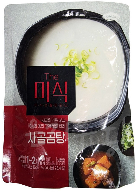 더미식 사골곰탕, 500g, 4개