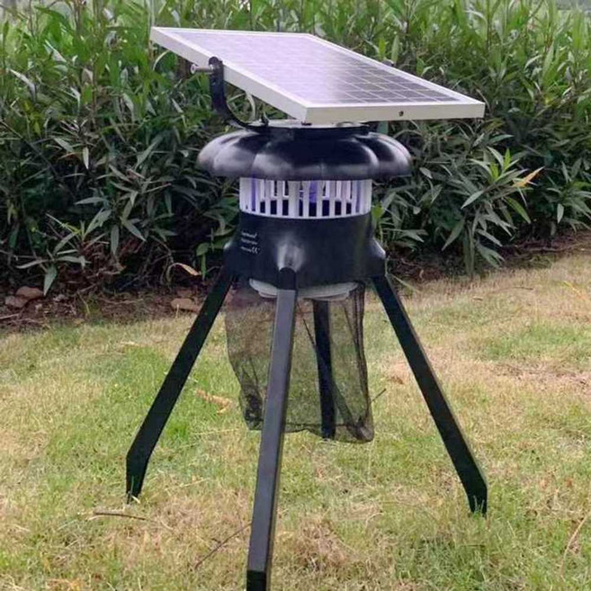 태양광 야외 포집기 대형 포충기 날파리 해충 벌레 업소용 살충, 태양광 모기 퇴치등(USB/태양광)