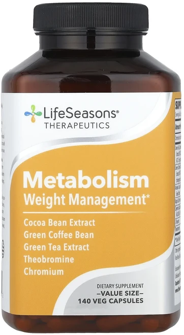 절실히 몸관리가필요한시기 LifeSeasons Therapeutics Metabolism 체중 관리 베지 캡슐 140정 프리미엄할인상품입니다, LifeSeasonsTherapeuticsMetabol, 1개 - 쿠팡