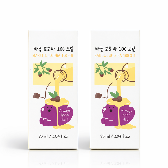 폴레드 유아용 바를 호호바 100 오일, 2개, 90ml