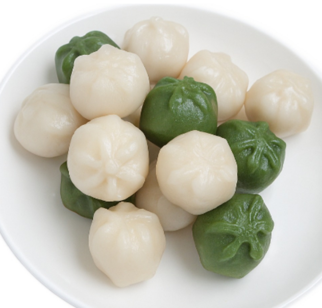 [셀브] 굳지않는떡 2색꿀떡 1kg+1kg 달콤한 떡, 1kg, 1세트