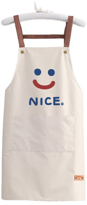 누비엘라 예쁜 방수 앞치마, 화이트