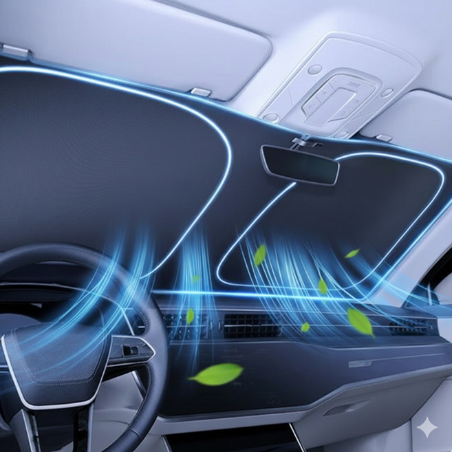 라코비 차량용 원터치 햇빛가리개 3.0 PRO 풀커버, 1개, 블랙