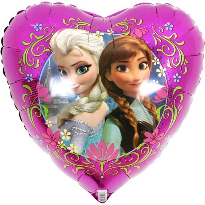 제이벌룬 겨울왕국 캐릭터 은박풍선, 프로즌러브 18인치하트