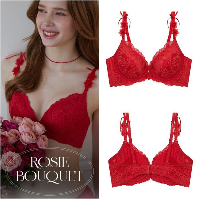 에블린 [프리미엄] 로지부케 젤푸쉬 브라 EBBRE2534D