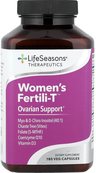 프리미엄상품 LifeSeasons Therapeutics Women's Fertili-T™ 베지 캡슐 180정 끝내주게잘나가는상품, LifeSeasonsTherapeuticsWomensF, 1개 - 쿠팡