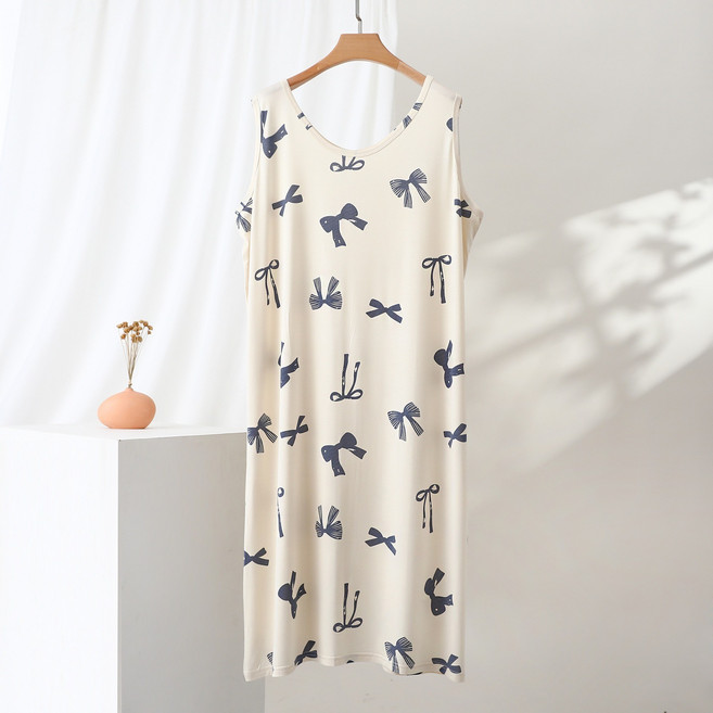 여성 빅사이즈 라운드 파자마 잠옷 원피스HM-8616+HM-8617