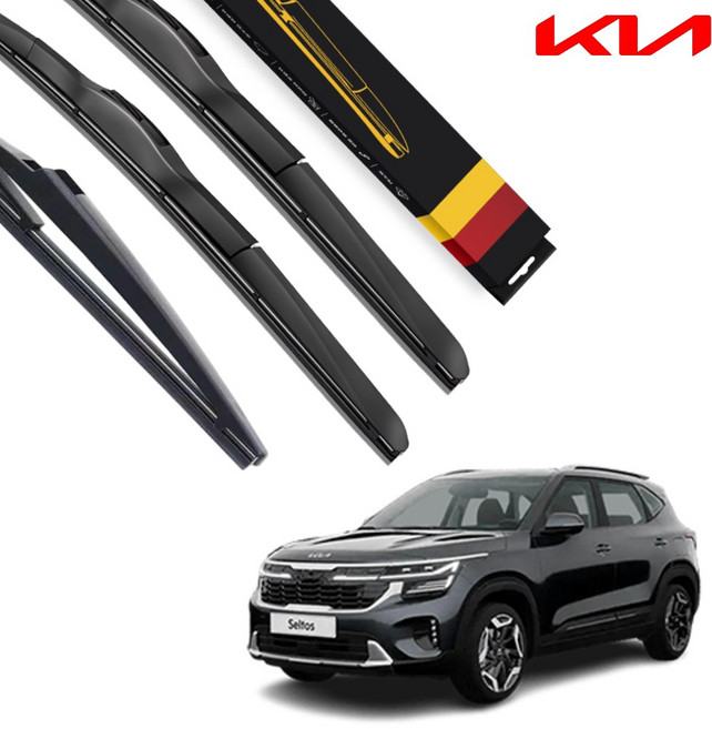 1+1+1 셀토스 전차종 호환 순정형 리어 후면 후방 와이퍼 하이브리드 세트, SW-더뉴/셀토스(19-현재)600+450, SRB200(12in)셀토스-19.07-현재