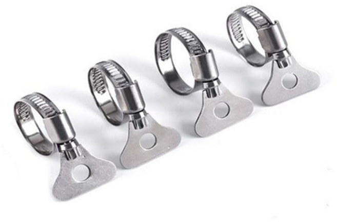 클램프 스텐 나비밴드 배관 수중 펌프 호스고정 반도, 10-16mm, 10-16mm(지름)