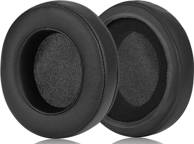 레이저 크라켄 V3 X PRO 하이퍼센스 이어 패드 호환 쿠션 커버 귀마개 헤드폰 헤드셋 캡 솜 스펀지 블랙 좌우, 1개