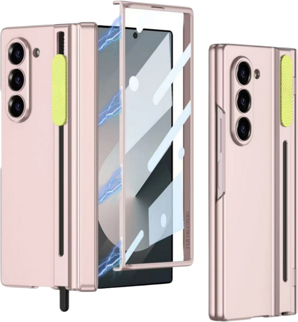 폰케이노 갤럭시 Z폴드6 케이스 슬라이드 펜수납 풀커버 S펜 포함