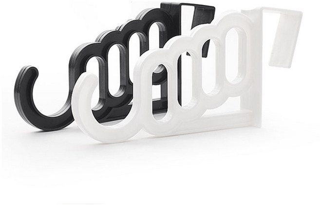 도어후크 1+1+1 문에거는 방문옷걸이 코트걸이 교복걸이, 도어후크화이트, 3개