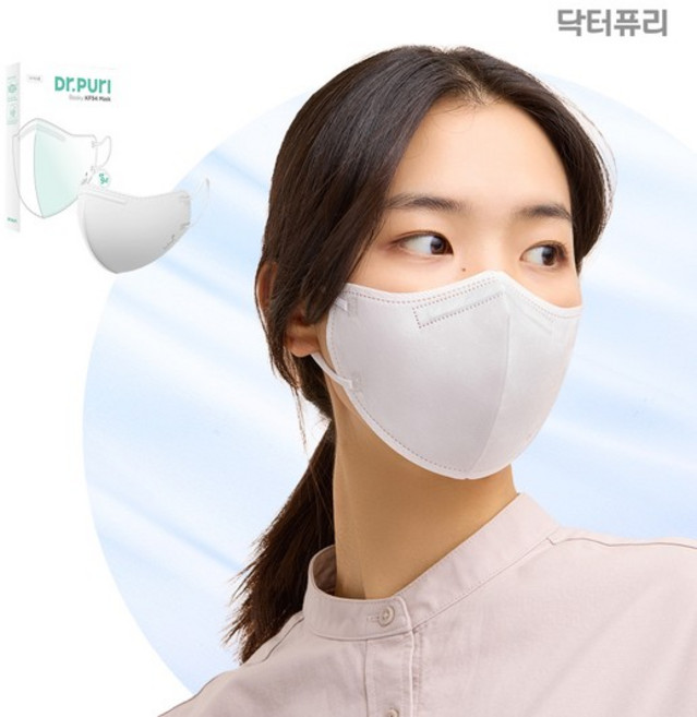 닥터퓨리 KF94 비키 새부리형 황사마스크 10입 (대형/중형) 컬러 마스크, 중형