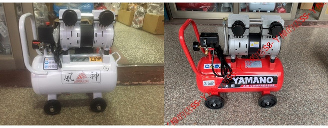 2.5HP*30L靜音無油空壓機, 1個, 山野全配(含稅)