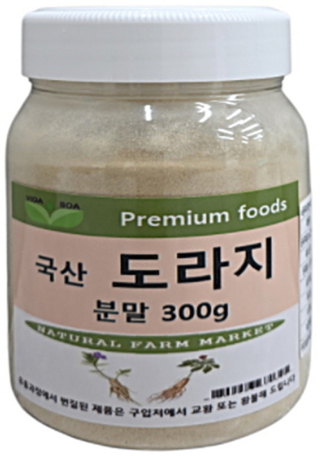 국산 도라지(길경), 1개, 300g