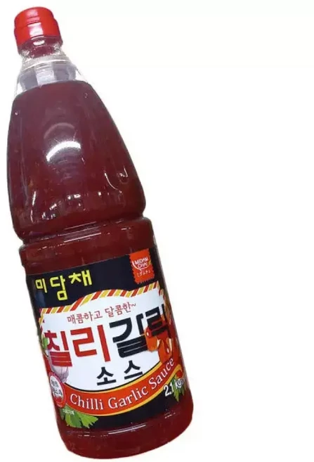 미담채 칠리갈릭 소스 업소용 요리용, 2.1kg, 1세트