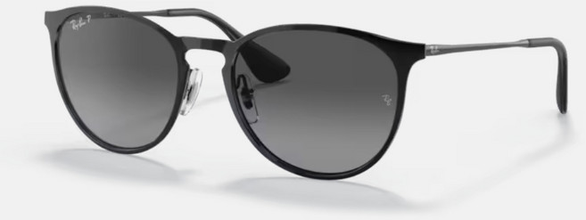 Ray-Ban雷朋 RB3539 圓形金屬偏光太陽眼鏡